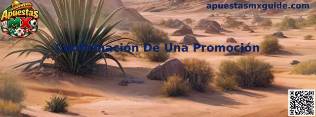Guía visual para confirmar una promoción en una cuenta de Apuestas MX