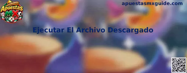 Guía visual para ejecutar el archivo descargado en un celular