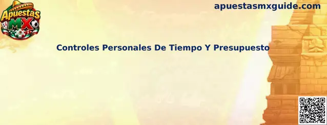Guía de controles personales de tiempo y presupuesto para apuestas responsables en México