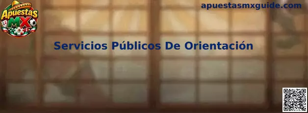 Servicios Públicos De Orientación