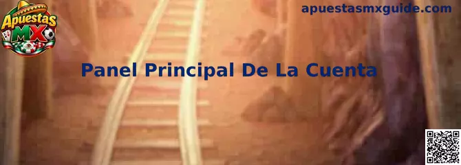 Ejemplo ilustrativo del Panel Principal De La Cuenta de una plataforma de juegos